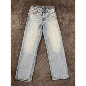 American Eagle Strigid Stovepipe Jeans Light Blue Women Size 000 Regular